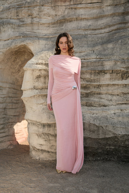 Opéra Drape Maxi Dress