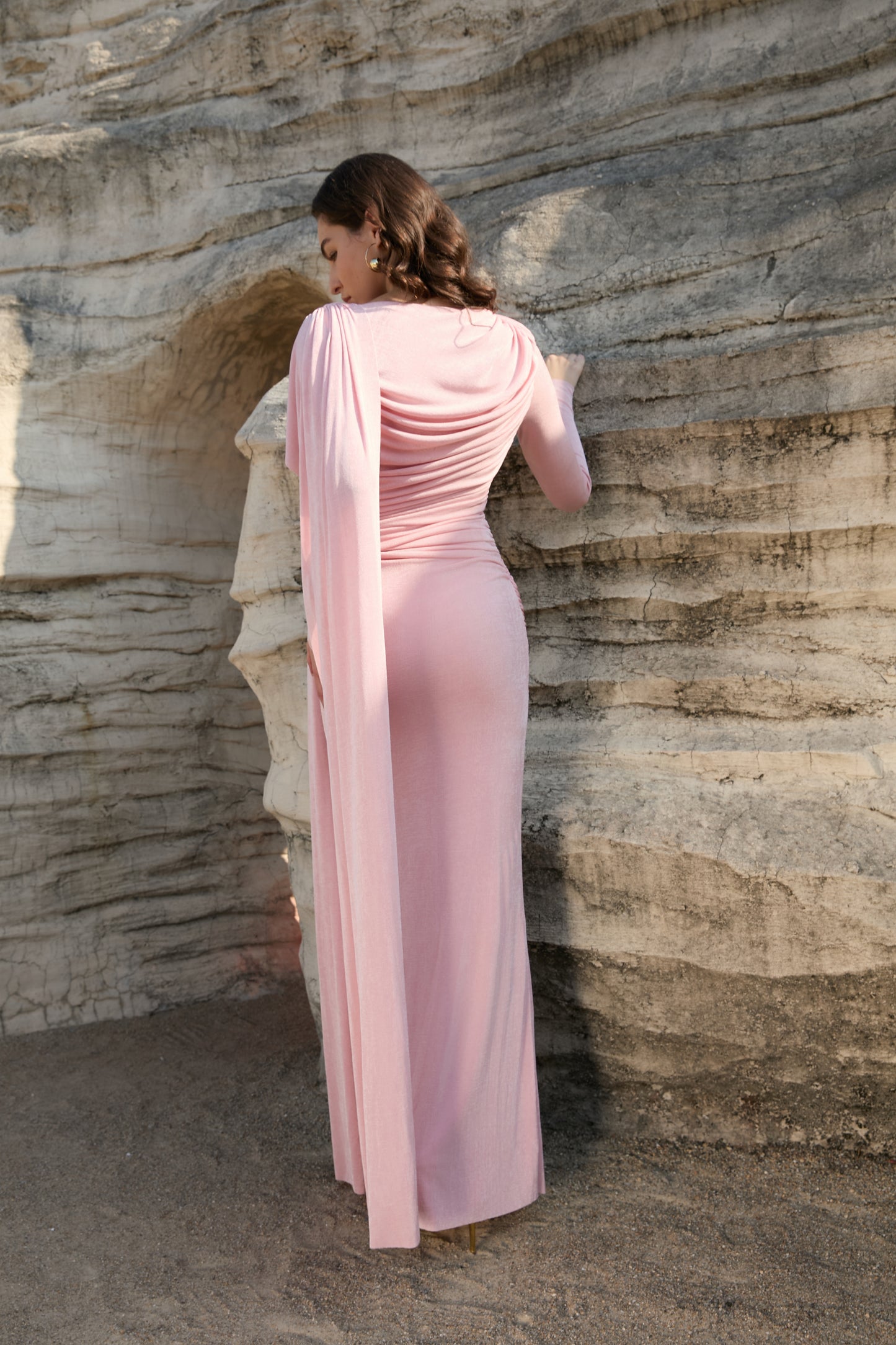 Opéra Drape Maxi Dress