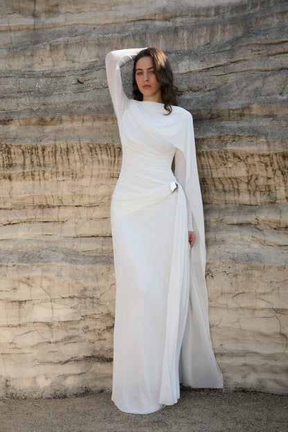 Opéra Drape Maxi Dress
