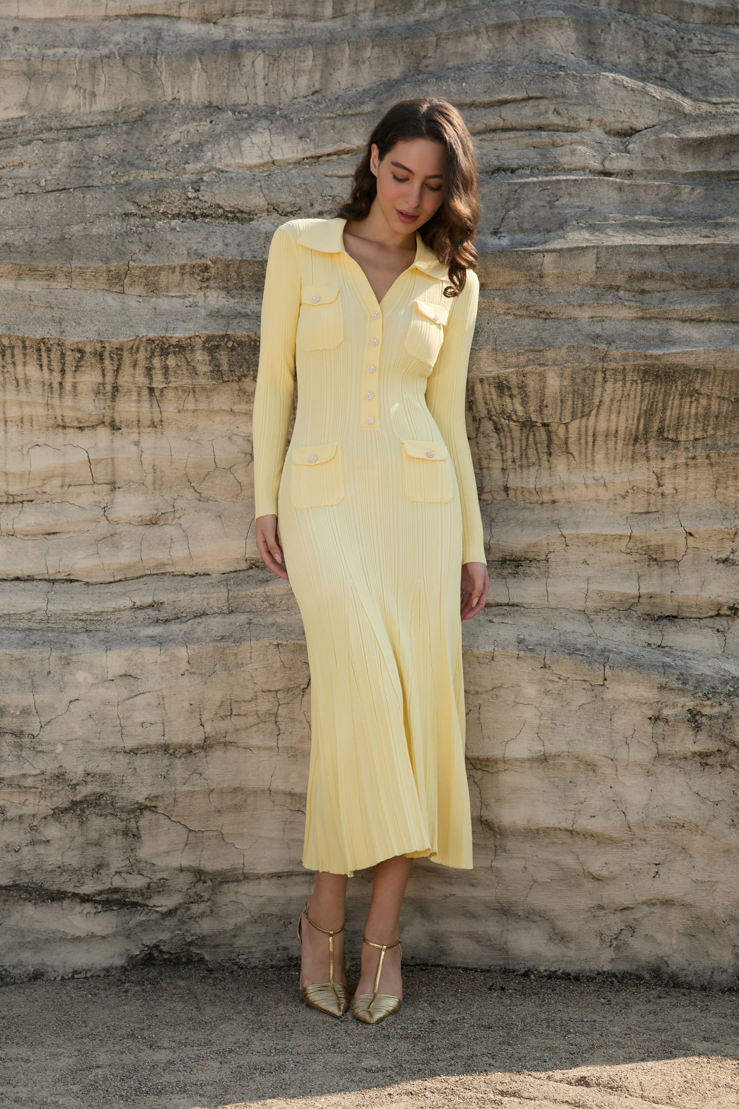 Atelier Signature Knit Maxi Dress