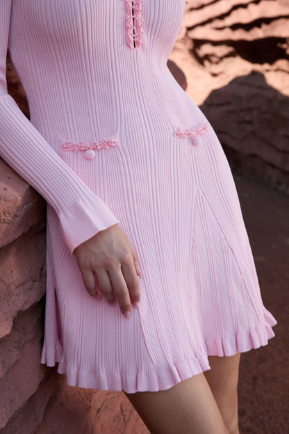 Couture Knit Mini Dress
