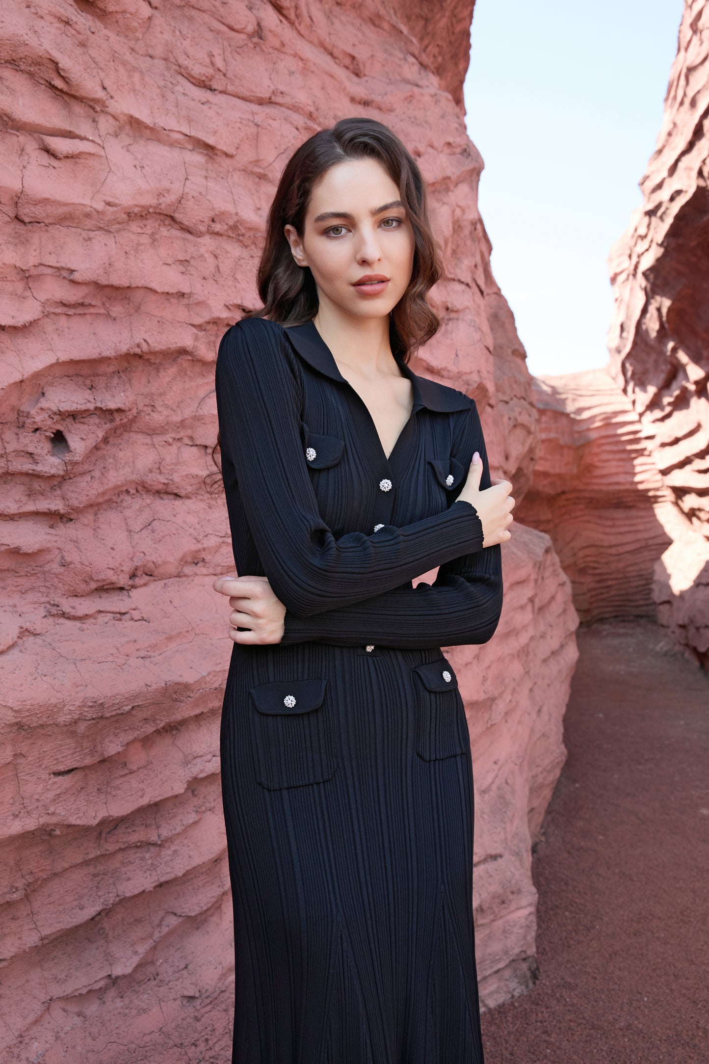 Atelier Signature Knit Maxi Dress