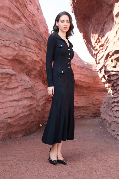 Atelier Signature Knit Maxi Dress