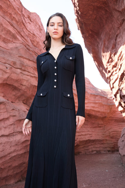 Atelier Signature Knit Maxi Dress