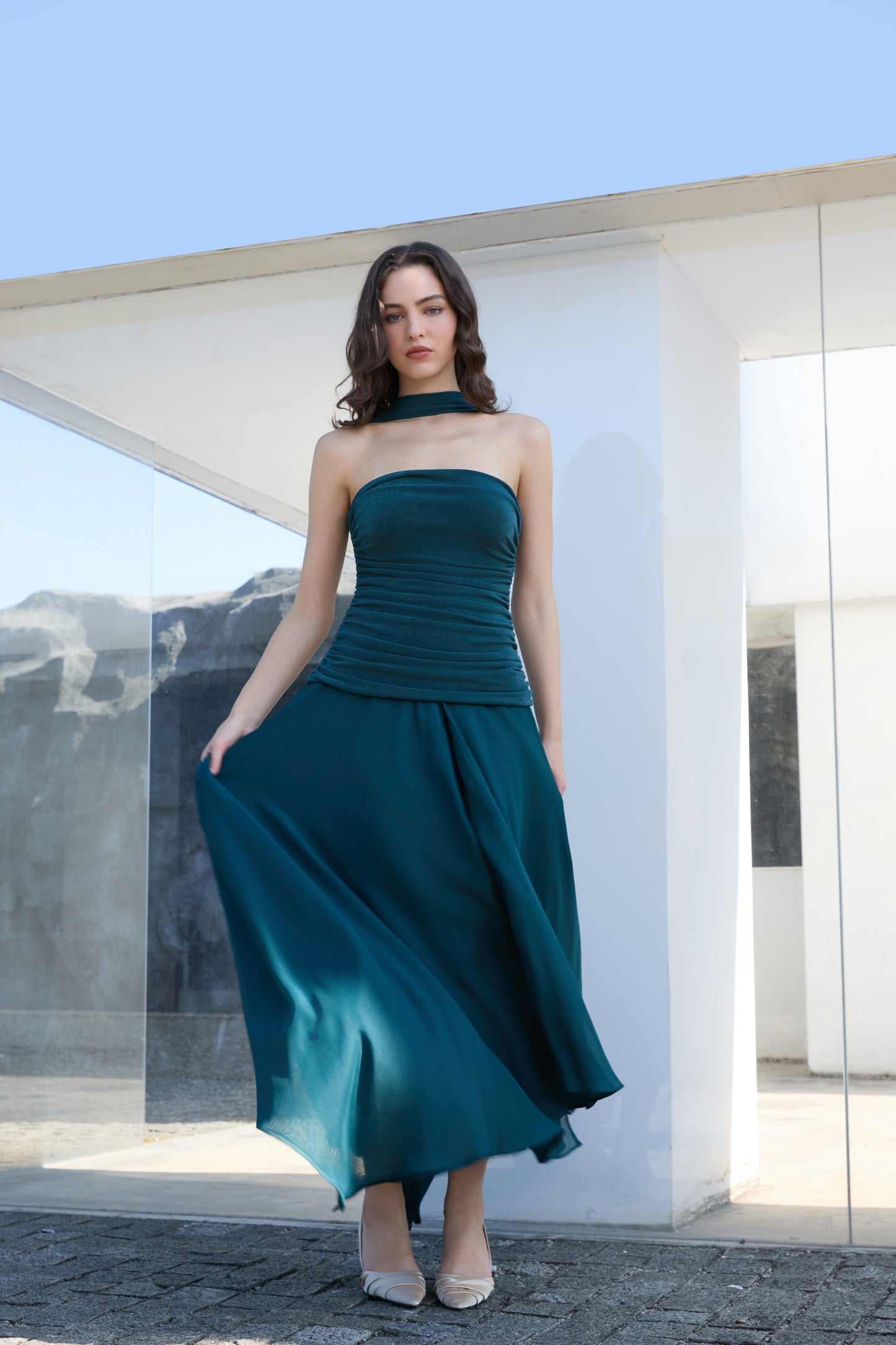 Ethereal Muse Maxi Dress