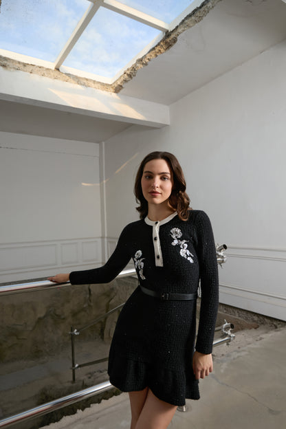 Petals Under Starlight Mini Dress