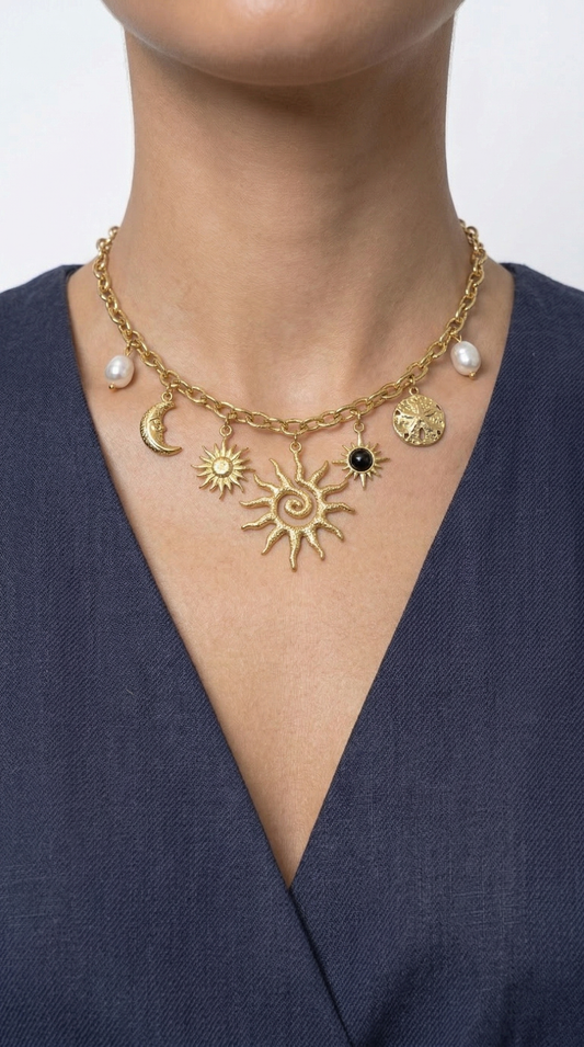 Sun & Moon Necklace