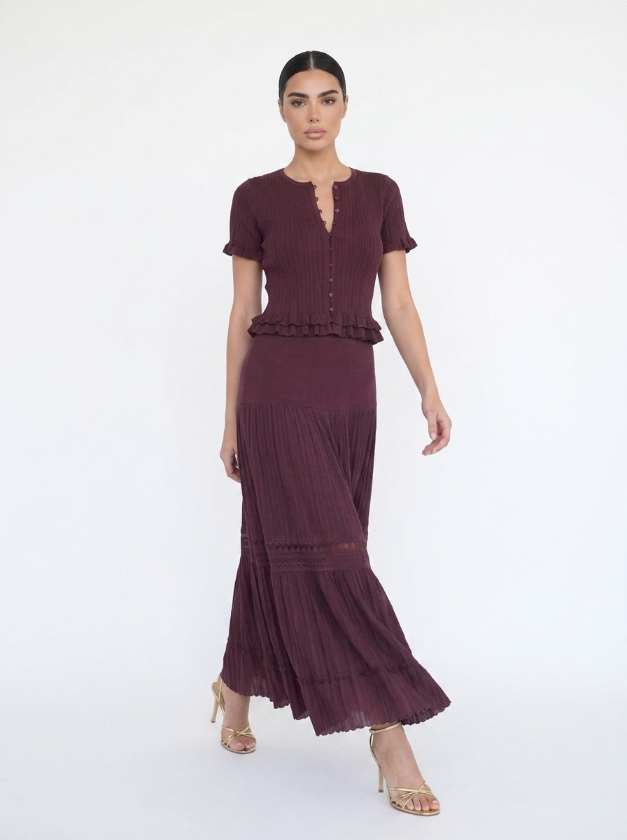 The Soft Ivory Royal Muse Dress