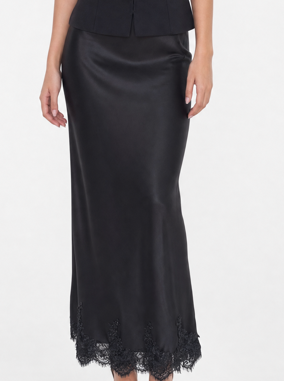 Bandleader Vest Satin Skirt Set
